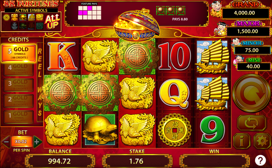 88 Fortunes Vegas Slot Online